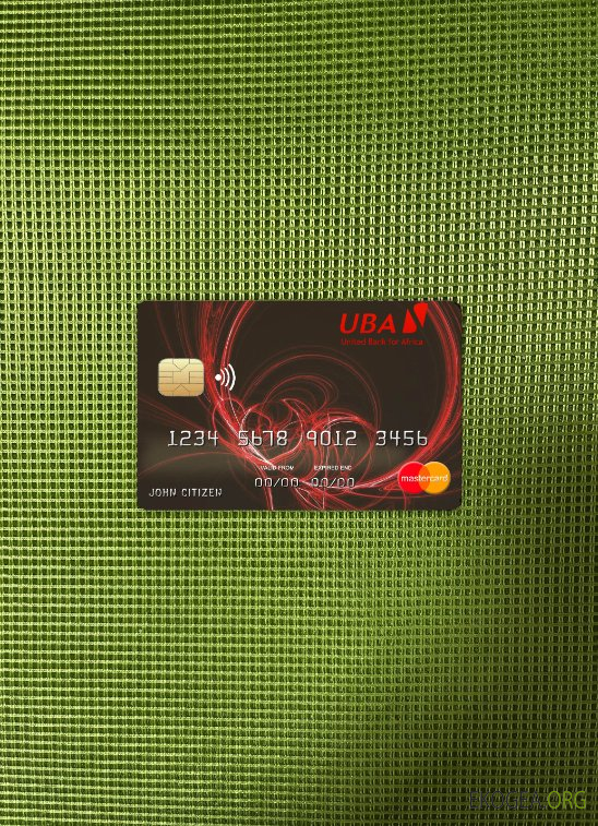 Burkina Faso United Bank for Africa mastercard photolook recto